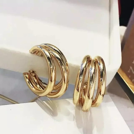 Golden hoops