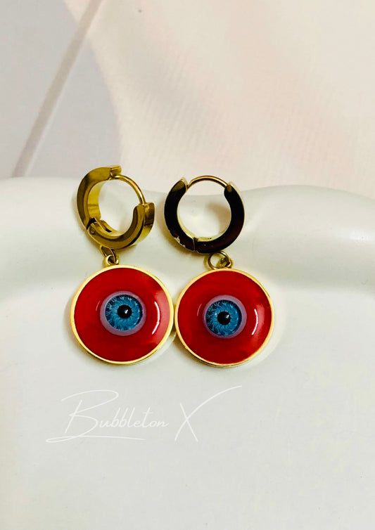 Red anti tarnish evil eye