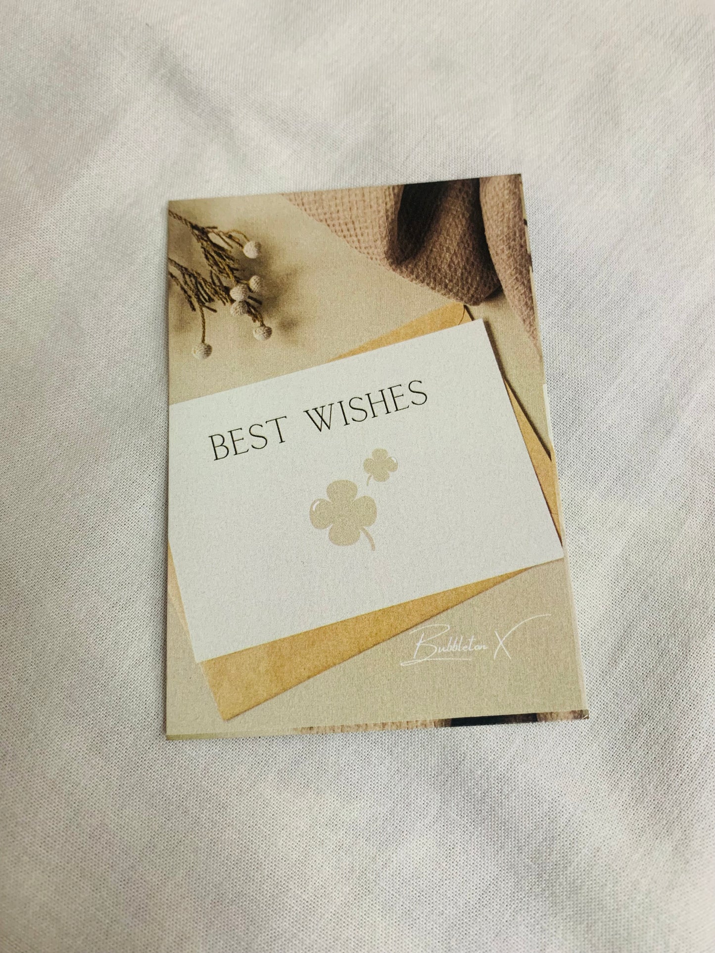 Best wishes card